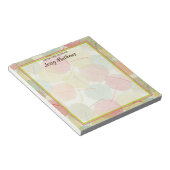 ELEGANT WATERVERF GREENERY BOTANICAL NATUUR LEAF NOTITIEBLOK (Schuin)