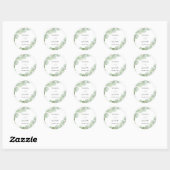 Elegant Waterverf Greenery Envelope zegels (Vel)