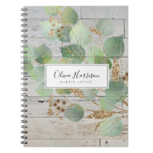 Elegant Waterverf Greenery Gold Leaf