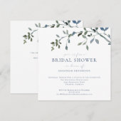 Elegant Waterverf Greenery Vines Vrijgezellenfeest Kaart (Voorkant / Achterkant)