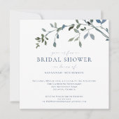 Elegant Waterverf Greenery Vines Vrijgezellenfeest Kaart (Voorkant)