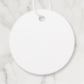 Elegant Waterverf Greenery Wedding Bedankjes Labels (Achterkant)