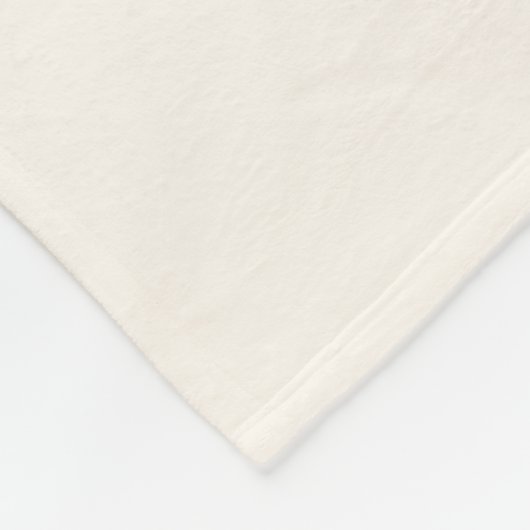 Elegant Waterverf Greenery Wreator Monogram Custom Fleece Deken (Hoek)