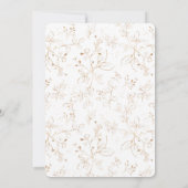 Elegant, Waterverf, groen, doop Kaart (Achterkant)