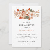 Elegant Waterverf Herfst Foliage Vrijgezellenfeest Kaart (Voorkant)