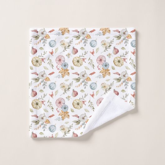 Elegant Waterverf herfstpatroon Bad Handdoek (Wasdoekje)