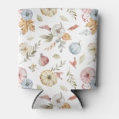 Elegant Waterverf herfstpatroon Blikjeskoeler (Voorkant)