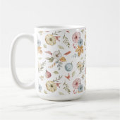 Elegant Waterverf herfstpatroon Koffiemok (Links)