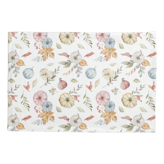 Elegant Waterverf herfstpatroon Kussensloop (Achterkant)