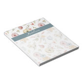 Elegant Waterverf herfstpatroon Notitieblok (Schuin)