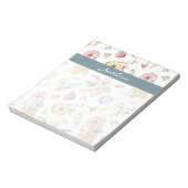 Elegant Waterverf herfstpatroon Notitieblok (Linkerzijde)