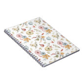 Elegant Waterverf herfstpatroon Notitieboek (Rechterzijde)