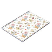 Elegant Waterverf herfstpatroon Notitieboek (Linkerzijde)