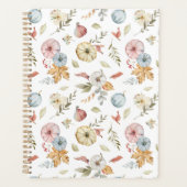 Elegant Waterverf herfstpatroon Planner (Voorkant)