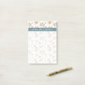 Elegant Waterverf herfstpatroon Post-it® Notes (Op bureau)