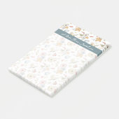 Elegant Waterverf herfstpatroon Post-it® Notes (Schuin)