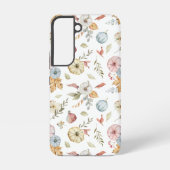 Elegant Waterverf herfstpatroon Samsung Galaxy Hoesje (Achterkant)