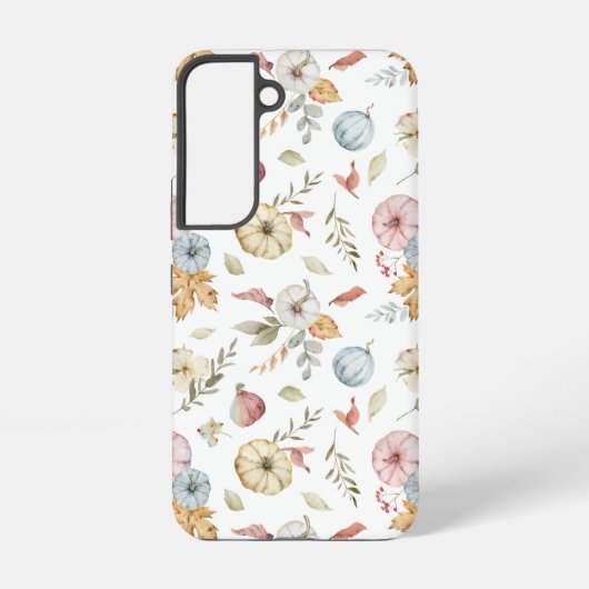 Elegant Waterverf herfstpatroon Samsung Galaxy Hoesje (Achterkant)