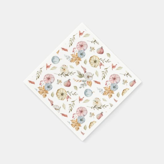 Elegant Waterverf herfstpatroon Servet (Hoek)