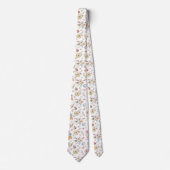 Elegant Waterverf herfstpatroon Stropdas (Voorkant)