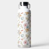 Elegant Waterverf herfstpatroon Waterfles (Voorkant)