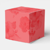 Elegant Waterverf Hibiscus Wedding Bedankdoosjes (Achterkant)