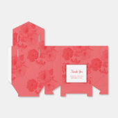 Elegant Waterverf Hibiscus Wedding Bedankdoosjes (Uitgevouwen)