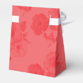 Elegant Waterverf Hibiscus Wedding Bedankdoosjes (Achterkant)