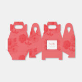 Elegant Waterverf Hibiscus Wedding Bedankdoosjes (Uitgevouwen)