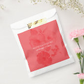 Elegant Waterverf Hibiscus Wedding Bedankzakje (Gezegeld)