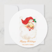 Elegant Waterverf Holiday Card Feestdagenkaart (Voorkant)