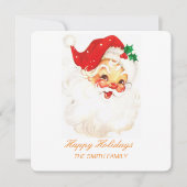 Elegant Waterverf Holiday Card Feestdagenkaart (Voorkant)