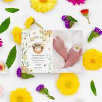 Elegant Waterverf HoneyBee Baby shower