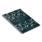 Elegant Waterverf Hummingbird Finding Peace Quote Notitieboek (Rechterzijde)