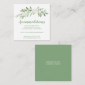 Elegant Waterverf Ivory Roos Wedding Informatiekaartje (Voorkant / Achterkant)