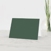 Elegant Waterverf kerstboom Foto Folie Feestdagenkaart (Achterkant)