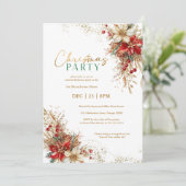 Elegant Waterverf kerstfeest Kaart (Staand voorkant)