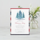 Elegant Waterverf kerstfeest Kaart (Staand voorkant)