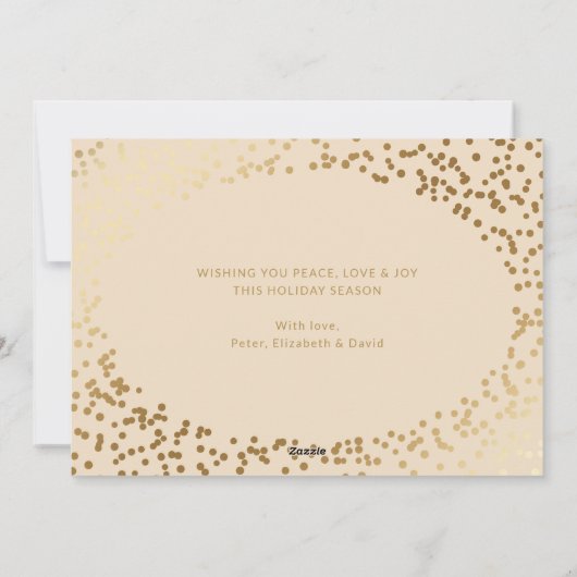 Elegant Waterverf - kerstkaarten voor foto's Feestdagenkaart (Achterkant)