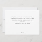 Elegant Waterverf kerstlandschap Feestdagenkaart (Achterkant)