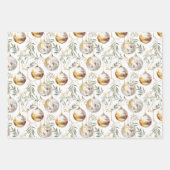 Elegant Waterverf Kerstmis Inpakpapier Vel (Voorkant 2)