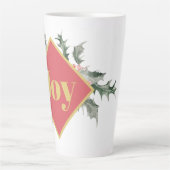 Elegant Waterverf Kerstmis Latte Mok (Voorkant)