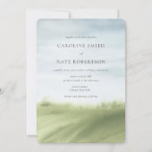 Elegant Waterverf Landschap Landschap Weduwschap Kaart (Voorkant)