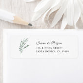 Elegant Waterverf Lavender Address Label (Insitu)