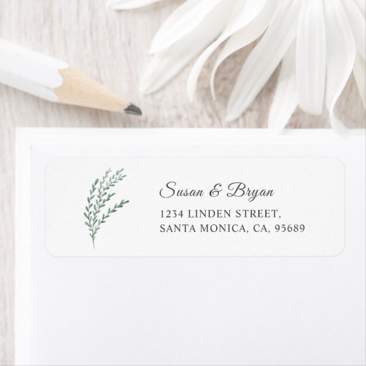 Elegant Waterverf Lavender Address Label (Insitu)