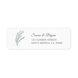 Elegant Waterverf Lavender Address Label