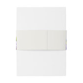 Elegant Waterverf Lavender Fields Wedding Website Uitnodigingen Wikkel (Achterkant Voorbeeld)