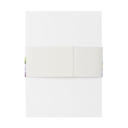 Elegant Waterverf Lavender Fields Wedding Website Uitnodigingen Wikkel (Achterkant Voorbeeld)