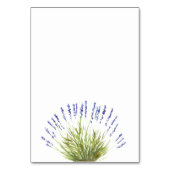 Elegant Waterverf Lavender Floral Herbs Wedding T Kaart (Achterkant)