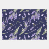 Elegant Waterverf Lavender Floral Inpakpapier Vel (Voorkant 3)